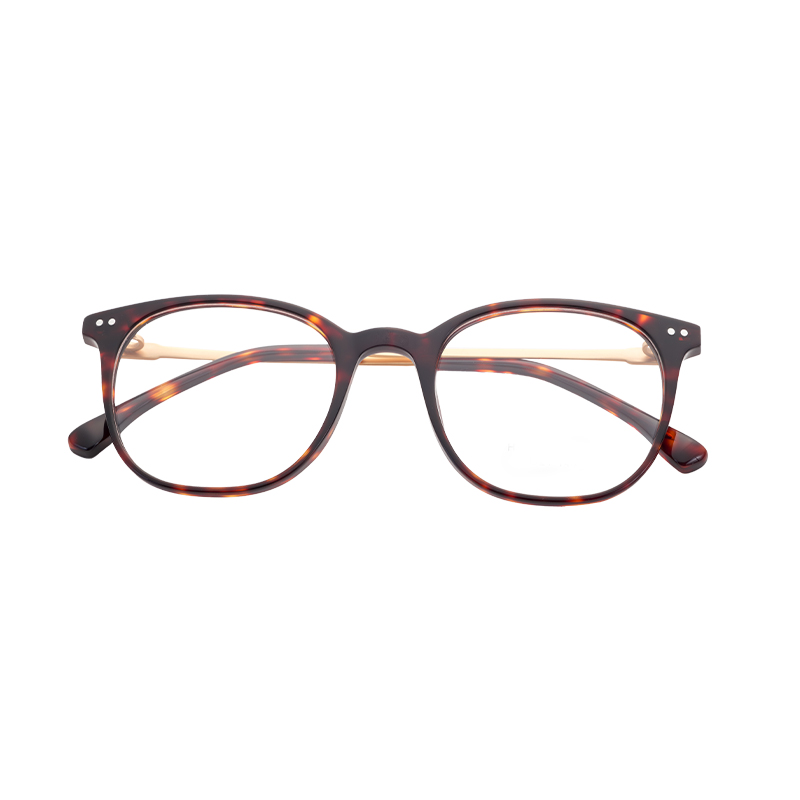 Manufacturer Custom Ladies Fashion Acetate Hot Sale Luxury Titanium Temple Eyeglasses Optical Frame Eyewear