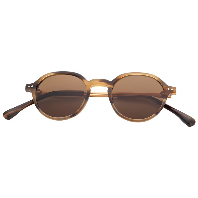 Wholesale High Quality Men\'s Sunglasses Luxury Sunglasses For Ladies Classic Round Half Titanium Sunglasses