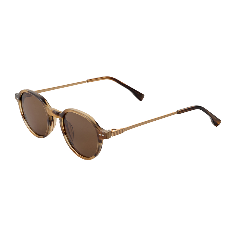 Wholesale High Quality Men\'s Sunglasses Luxury Sunglasses For Ladies Classic Round Half Titanium Sunglasses