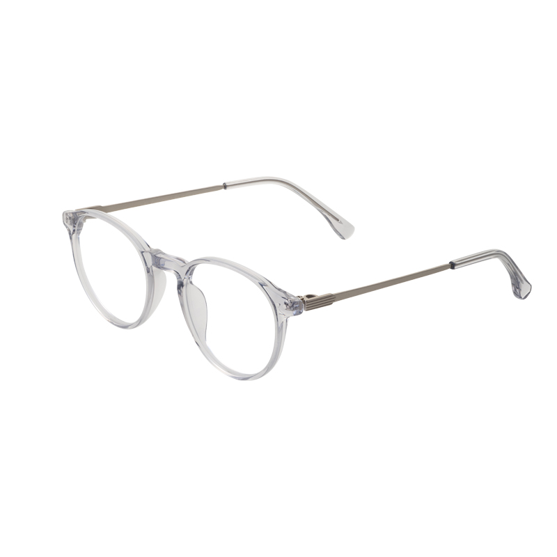 Hot Selling Round Frame Fashion Classical Retro Anti-Blue Light Women Men Half Titanium Optical Glasses