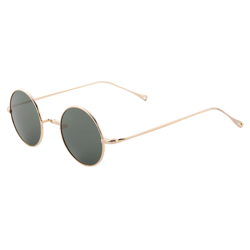 Hot Selling Trend Fashion Unisex Sun Glasses Round Metal Sunglasses Women Designer Retro Sunglasses