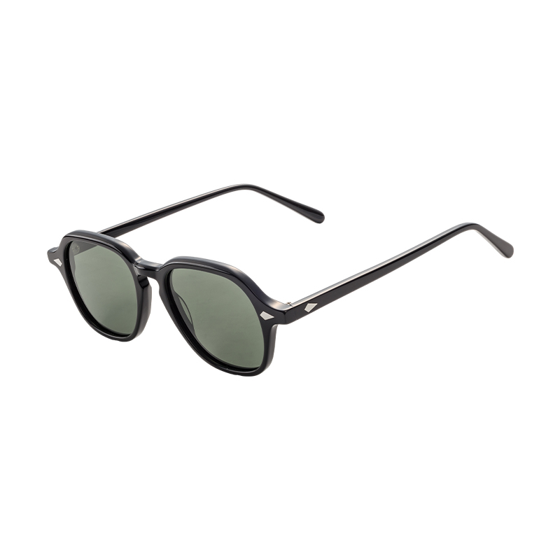 New Fashionable Retro Uv400 Sunglasses For Men And Women Small Rectangle Retro Sunglasses Acetate Custom Logo