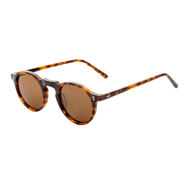 Designer Sunglasses Round Vintage Sunglasses Unisex Fashion Mazzucchelli Acetate Sunglasses