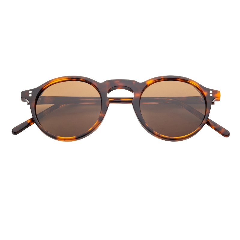 Designer Sunglasses Round Vintage Sunglasses Unisex Fashion Mazzucchelli Acetate Sunglasses