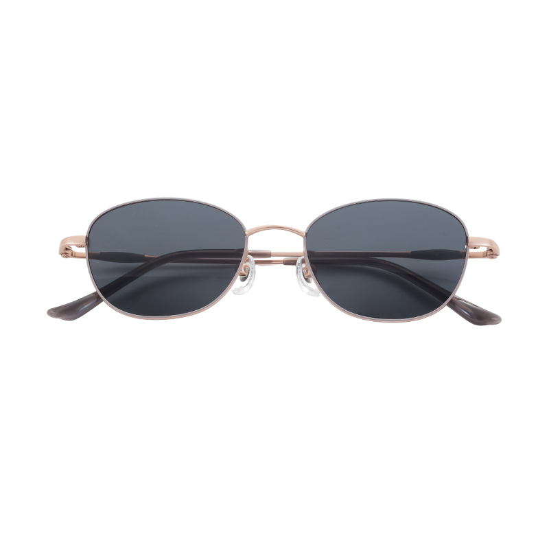 Ultralight Half Titanium Sunglasses For Women And Men UV400 Lightweight Anti-Glare Mirror Sunglasses
