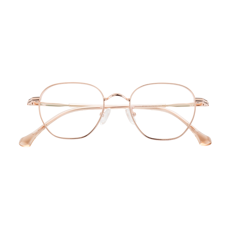 ﻿Good Quality Fashionable Eyewear Wholesale Male Female Light Metal Luxury Pure Titanium Optical Frame