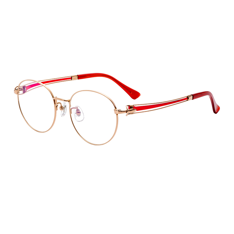 Customizable Solid Pattern Optical Glasses Adjustable Nose Pad with Semi-Titanium Metal Hinge Classic Spectacle Eyewear OEM ODM