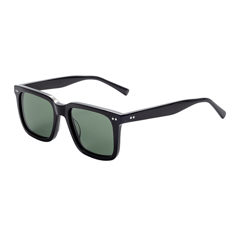 Luxury Acetate Sun Glasses Classic Square Style Shades Protection Unisex Acetate Sunglasses for Driving & Outdoor