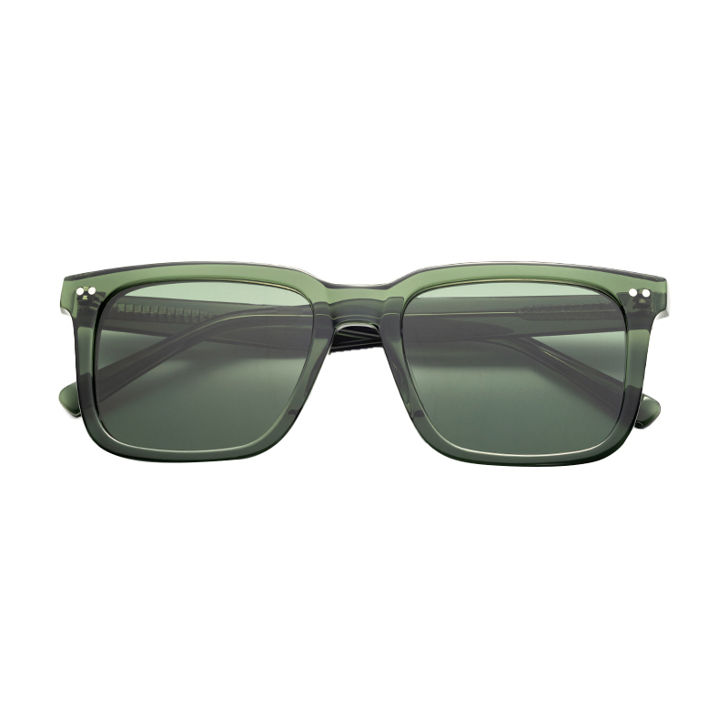 Luxury Acetate Sun Glasses Classic Square Style Shades Protection Unisex Acetate Sunglasses for Driving & Outdoor
