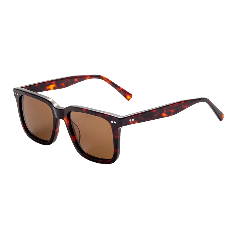 Luxury Acetate Sun Glasses Classic Square Style Shades Protection Unisex Acetate Sunglasses for Driving & Outdoor