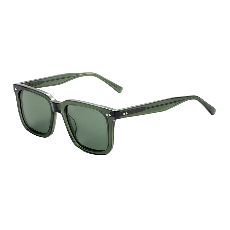 Luxury Acetate Sun Glasses Classic Square Style Shades Protection Unisex Acetate Sunglasses for Driving & Outdoor