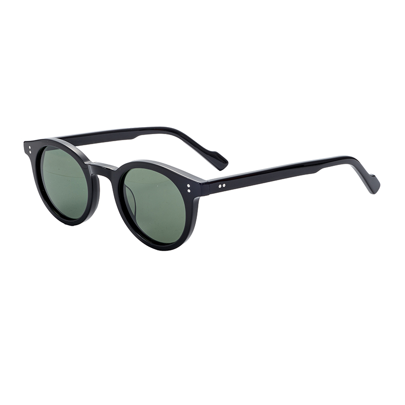 OEM/ODM Service Lightweight Vintage Retro Style Polarized sunglasses Acetate Sunglasses