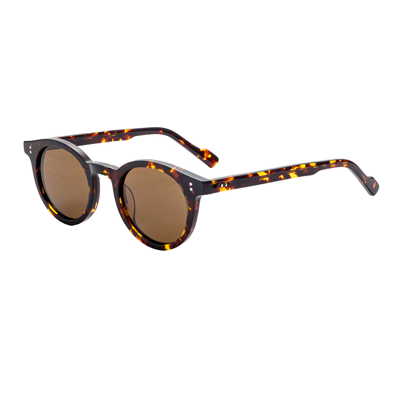 OEM/ODM Service Lightweight Vintage Retro Style Polarized sunglasses Acetate Sunglasses