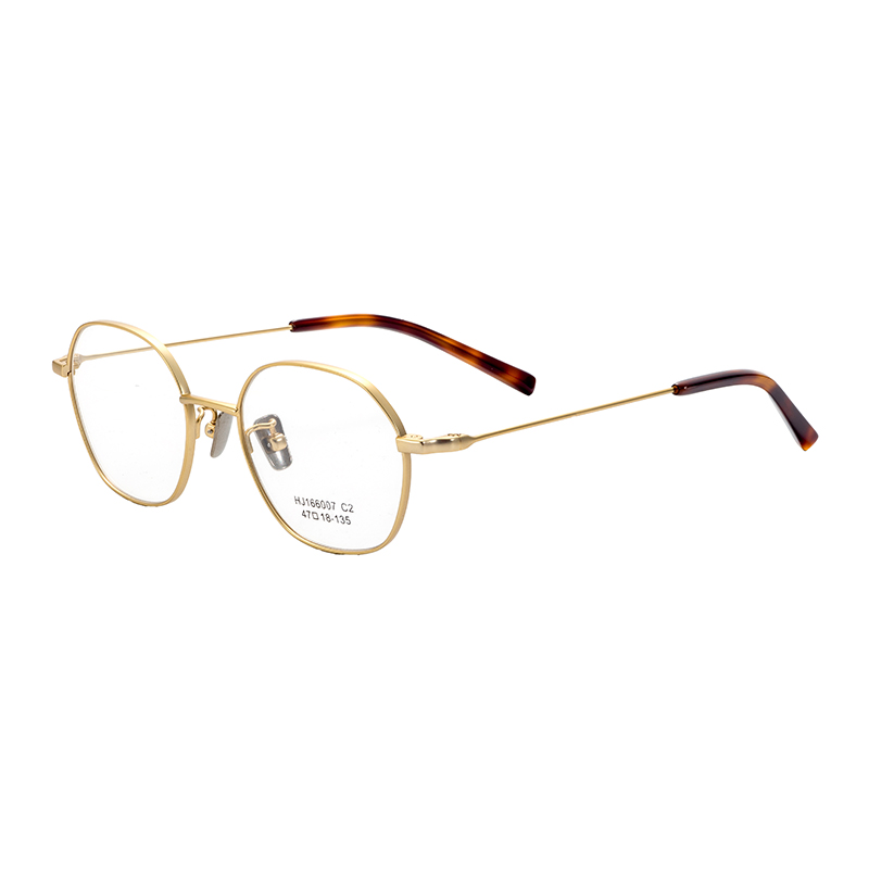 Factory Customization Designer Frames Pure Titanium Commercially Pure Titanium Luxury Frames Eyeglasses