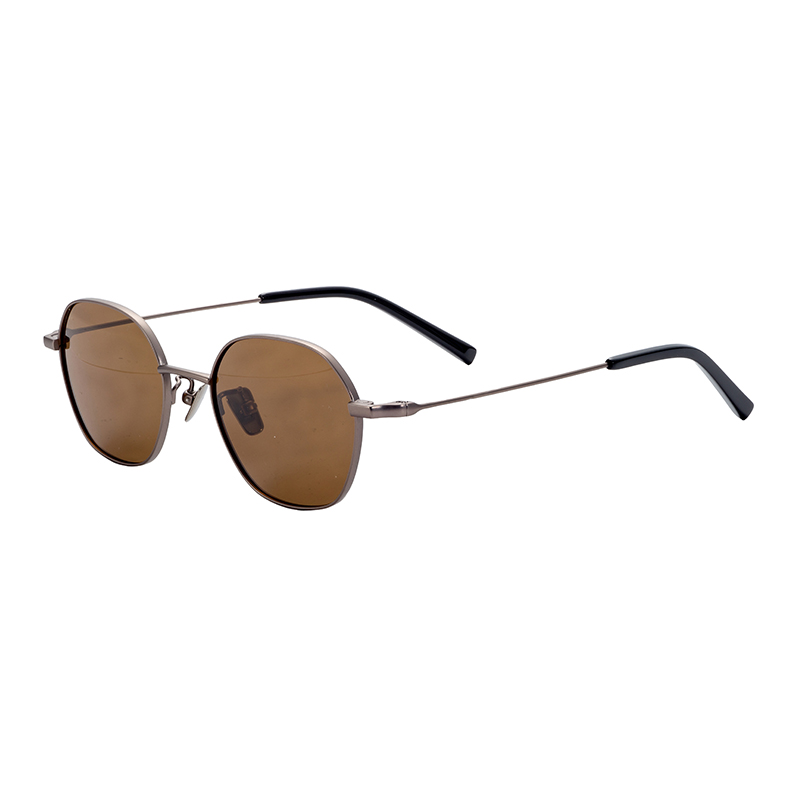 Wholesale Customization High Quality Neutral Fashionable Sunglass Pure Titanium Titanium Metal Sunglases