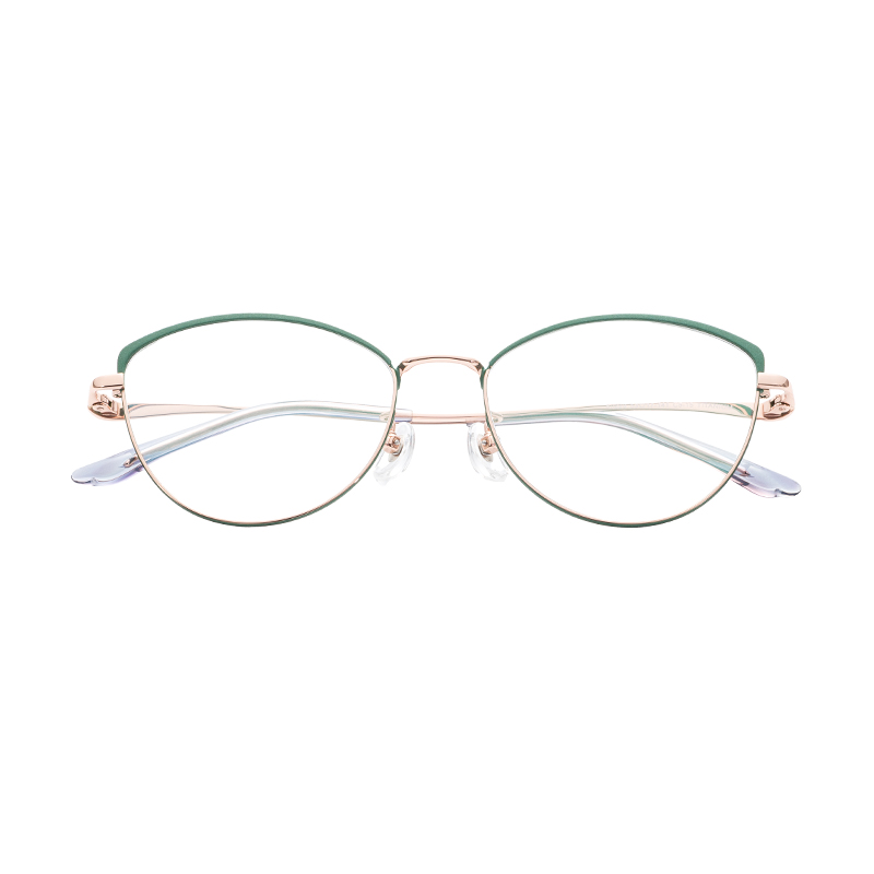High Quality Modern Unisex Semi-Titanium Glasses Frames Luxury Eyewear Glasses Frame Glasses For Women