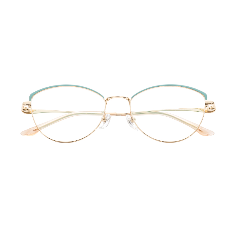 High Quality Modern Unisex Semi-Titanium Glasses Frames Luxury Eyewear Glasses Frame Glasses For Women
