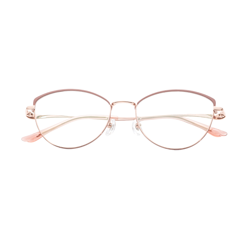 High Quality Modern Unisex Semi-Titanium Glasses Frames Luxury Eyewear Glasses Frame Glasses For Women