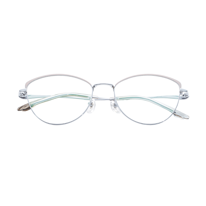 High Quality Modern Unisex Semi-Titanium Glasses Frames Luxury Eyewear Glasses Frame Glasses For Women
