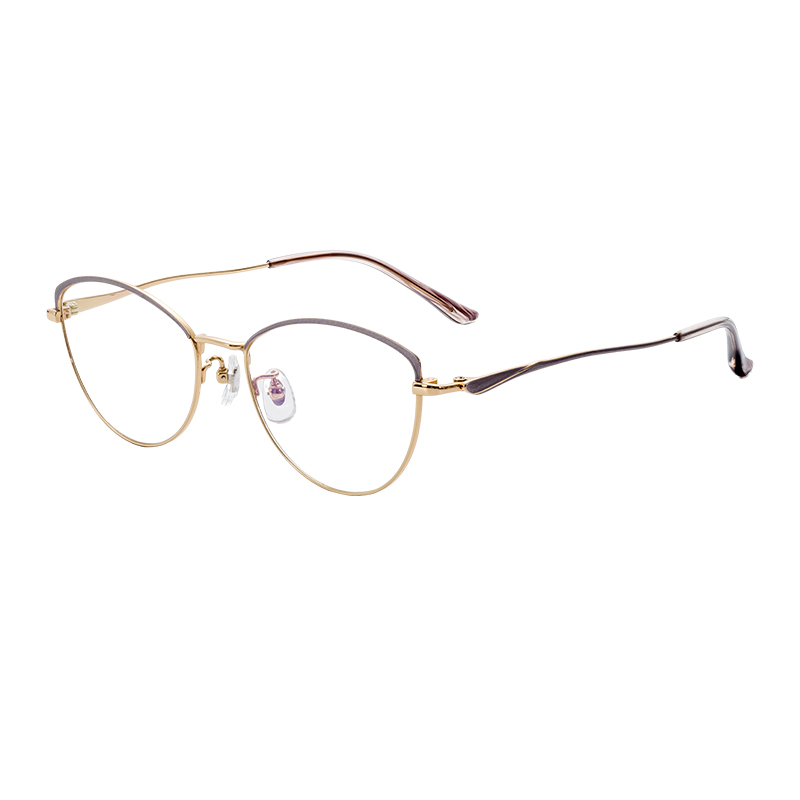 High Quality Modern Unisex Semi-Titanium Glasses Frames Luxury Eyewear Glasses Frame Glasses For Women