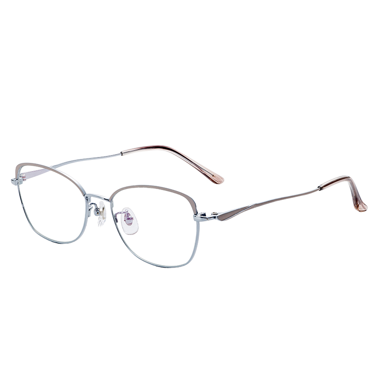 Premium Wholesale Custom fashion  Modern Sporty Durable Half titanium glasses frames glasses for men
