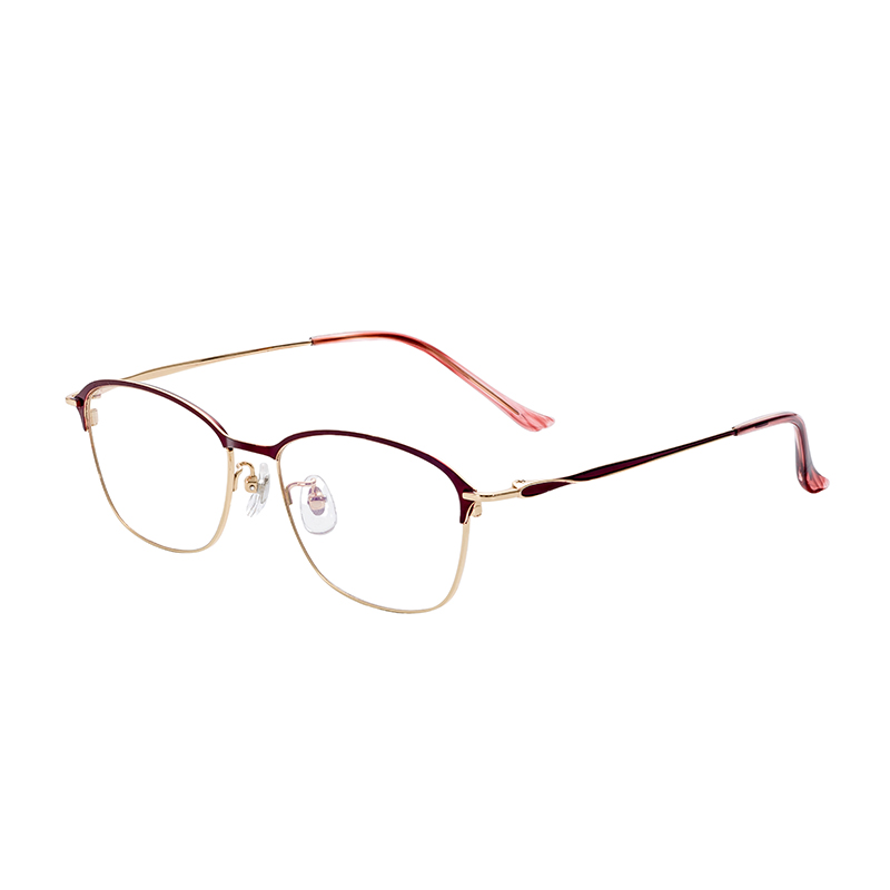 High Quality Factory Direct Customizable Semi-titanium glasses frames Factory price Eyewear Eyeglasses