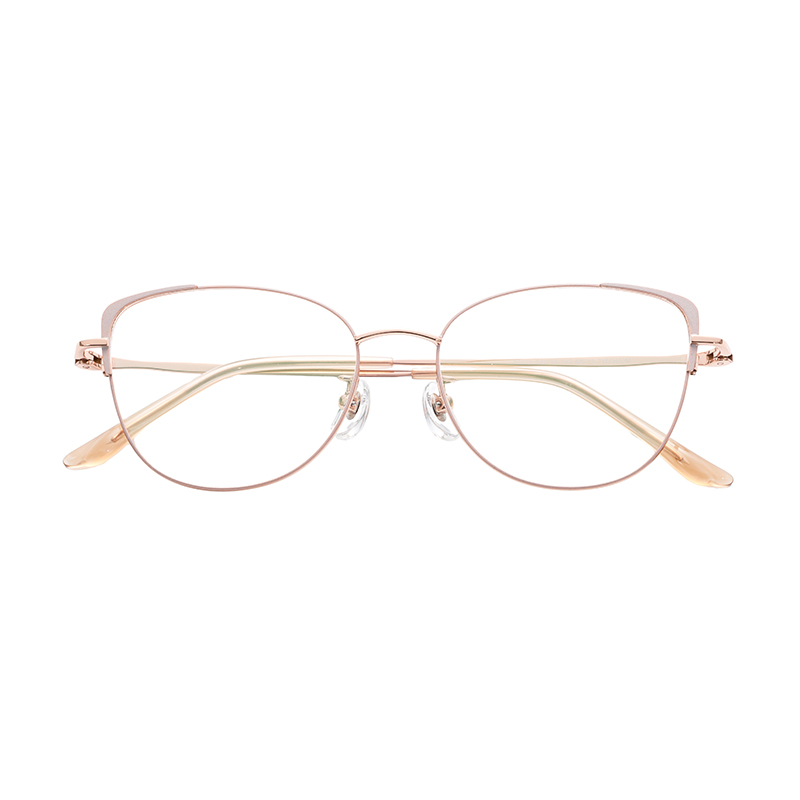 Popular Modern Unisex Factory Direct Sale Creative Design Comfortable Affordable Half Titanium Glasses Frames Eyeglasses