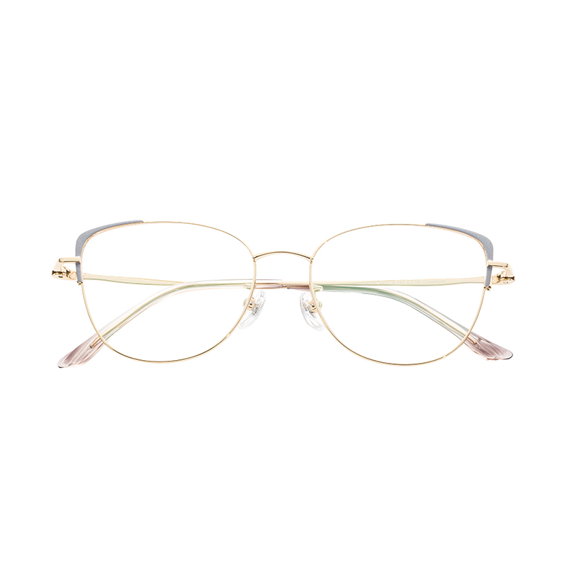 Popular Modern Unisex Factory Direct Sale Creative Design Comfortable Affordable Half Titanium Glasses Frames Eyeglasses
