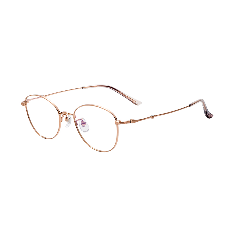 Innovative Design Wholesale Price High Performance Fashionable Durable Semi-Titanium Glasses Frames Eyeglasses