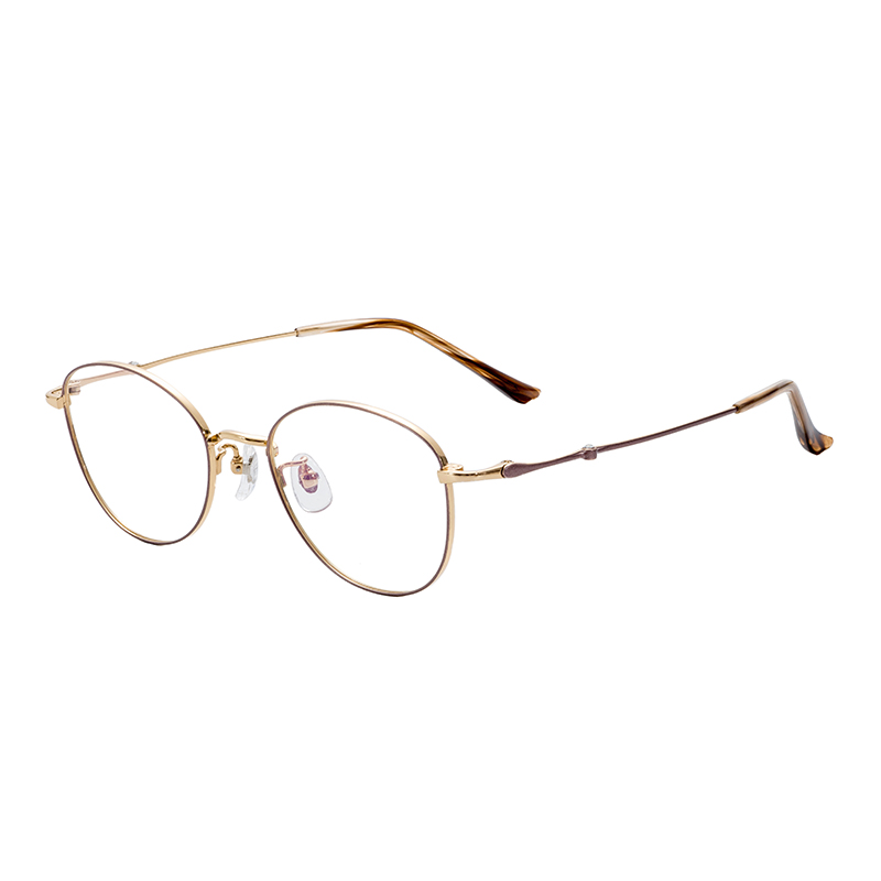 Innovative Design Wholesale Price High Performance Fashionable Durable Semi-Titanium Glasses Frames Eyeglasses