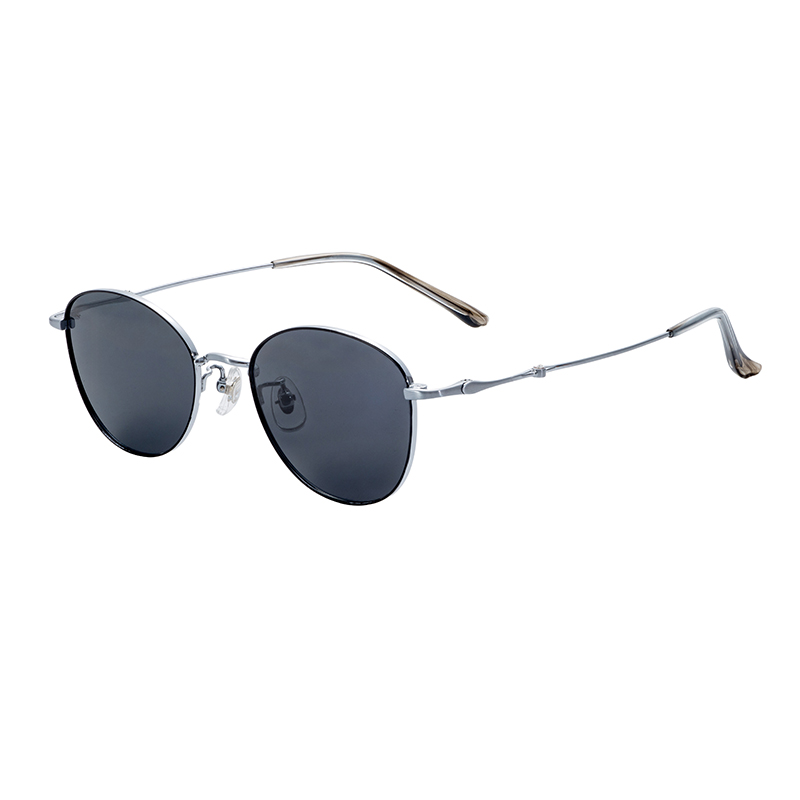Best Seller Modern Unisex Uv400 Resistant Trendy Decoration Light Comfort Semi-Titanium Glasses Frames Sun Glasses