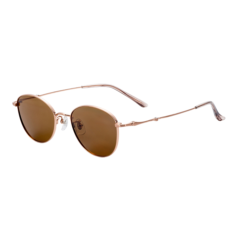 Best Seller Modern Unisex Uv400 Resistant Trendy Decoration Light Comfort Semi-Titanium Glasses Frames Sun Glasses