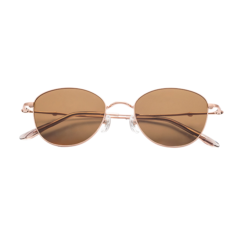 Best Seller Modern Unisex Uv400 Resistant Trendy Decoration Light Comfort Semi-Titanium Glasses Frames Sun Glasses