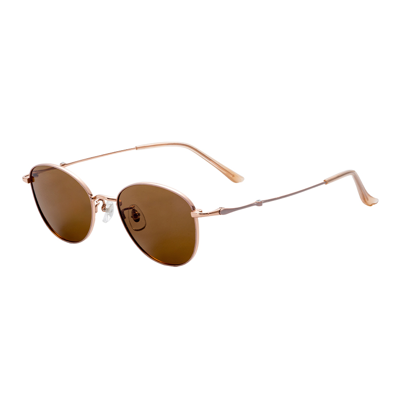 Best Seller Modern Unisex Uv400 Resistant Trendy Decoration Light Comfort Semi-Titanium Glasses Frames Sun Glasses