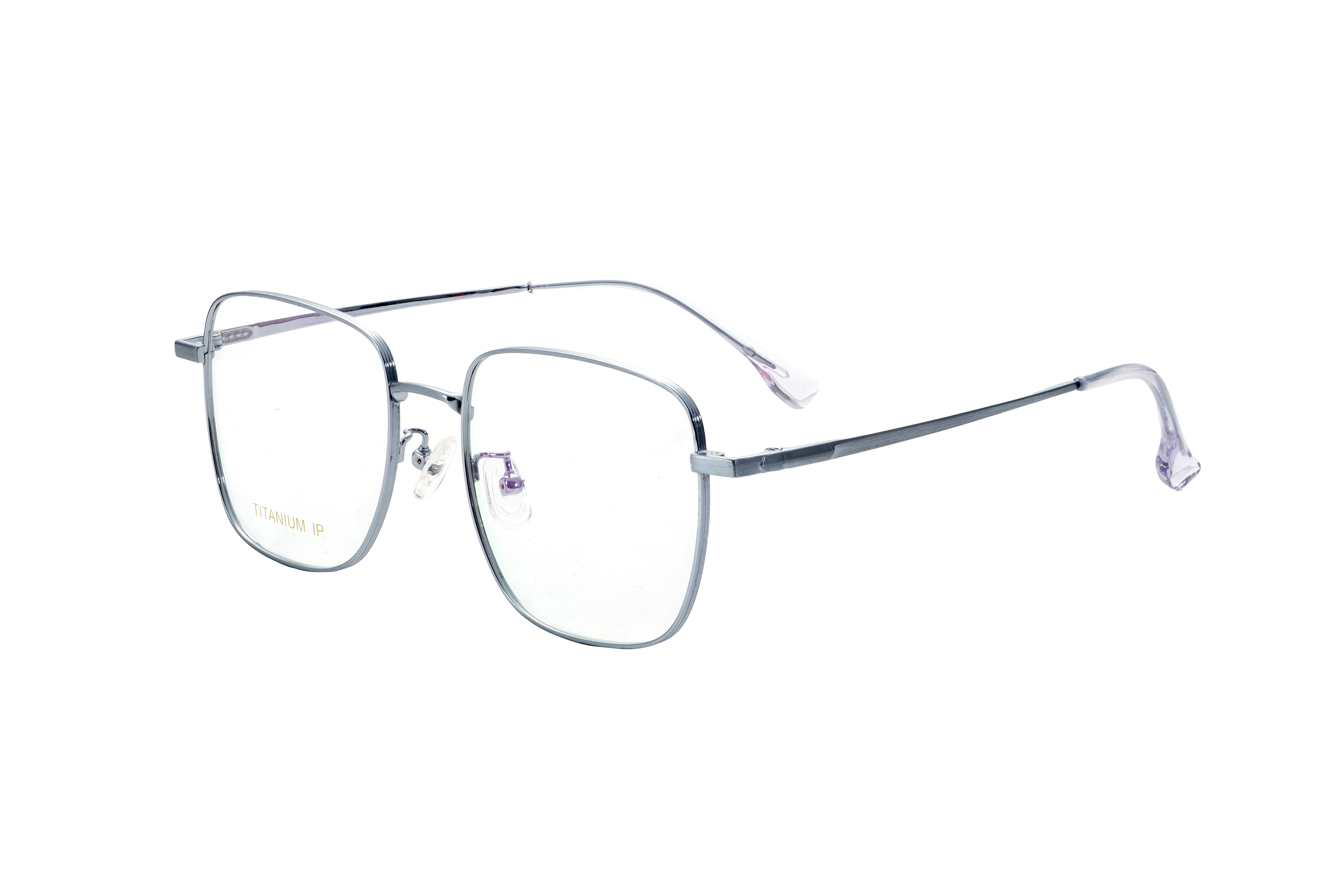 Modern Wholesale Customized Luxury Half Titanium Glasses Frames Creative Design Eyeglasses Eyewear Optical Frames Spectacles