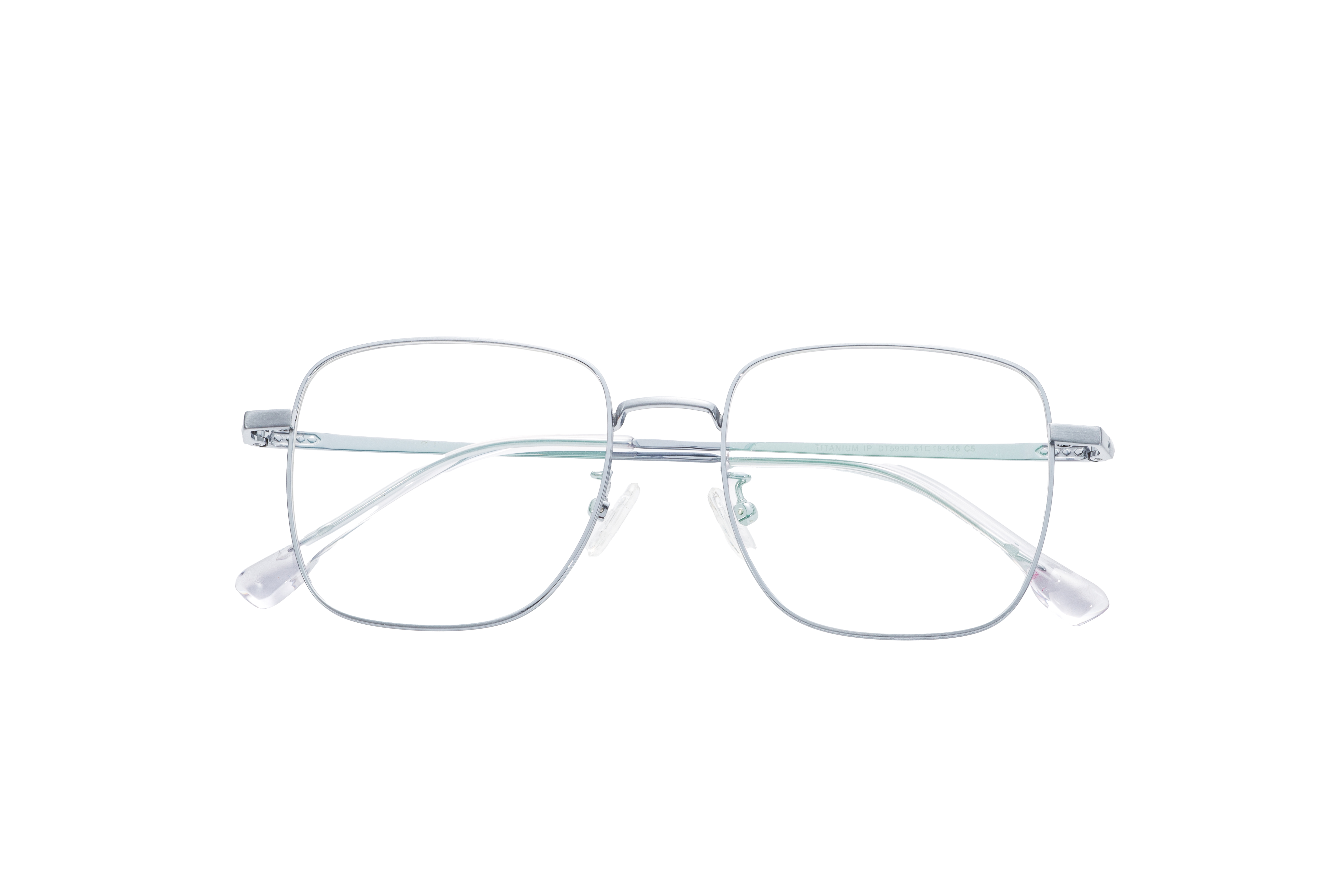 Modern Wholesale Customized Luxury Half Titanium Glasses Frames Creative Design Eyeglasses Eyewear Optical Frames Spectacles