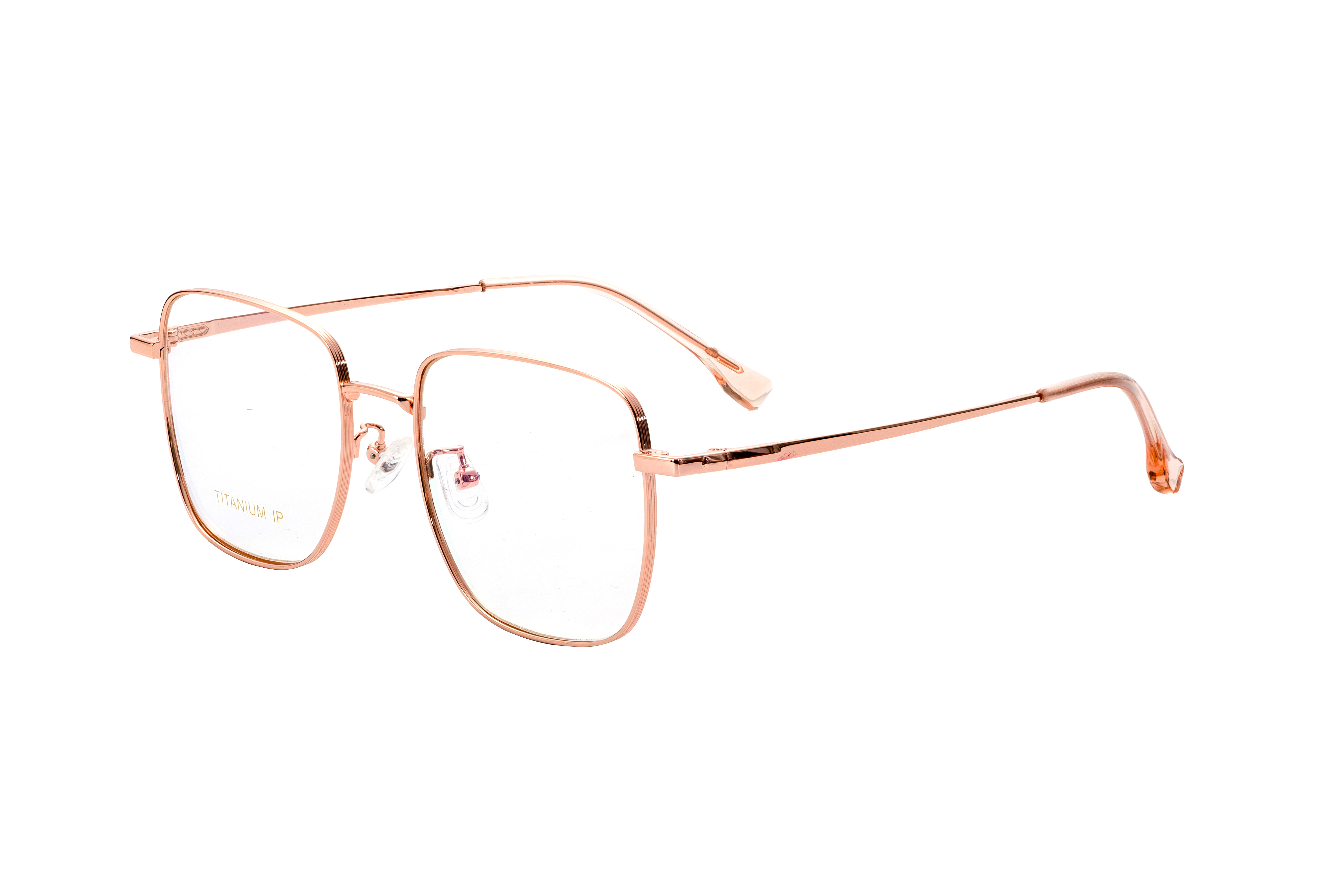 Modern Wholesale Customized Luxury Half Titanium Glasses Frames Creative Design Eyeglasses Eyewear Optical Frames Spectacles