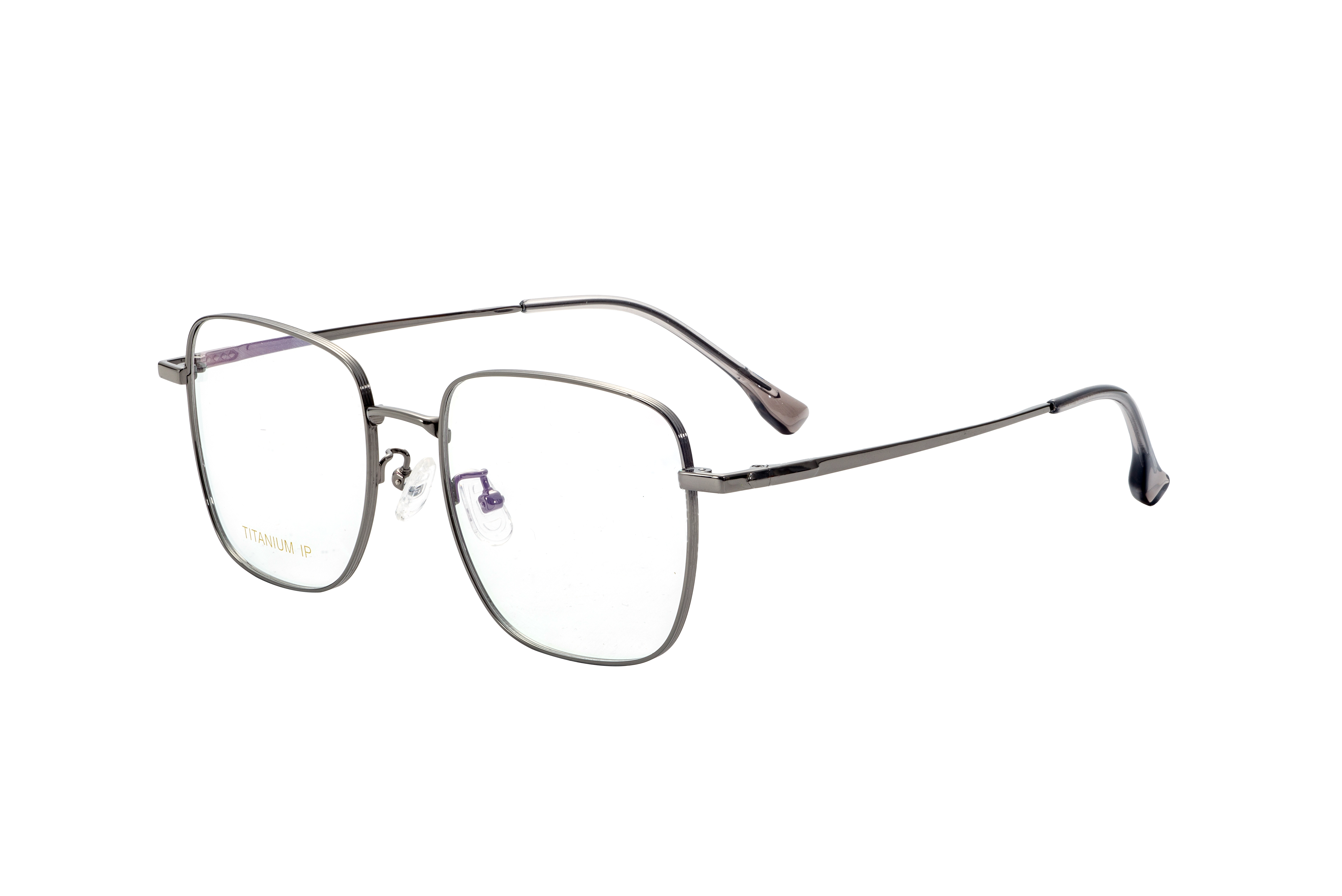 Modern Wholesale Customized Luxury Half Titanium Glasses Frames Creative Design Eyeglasses Eyewear Optical Frames Spectacles