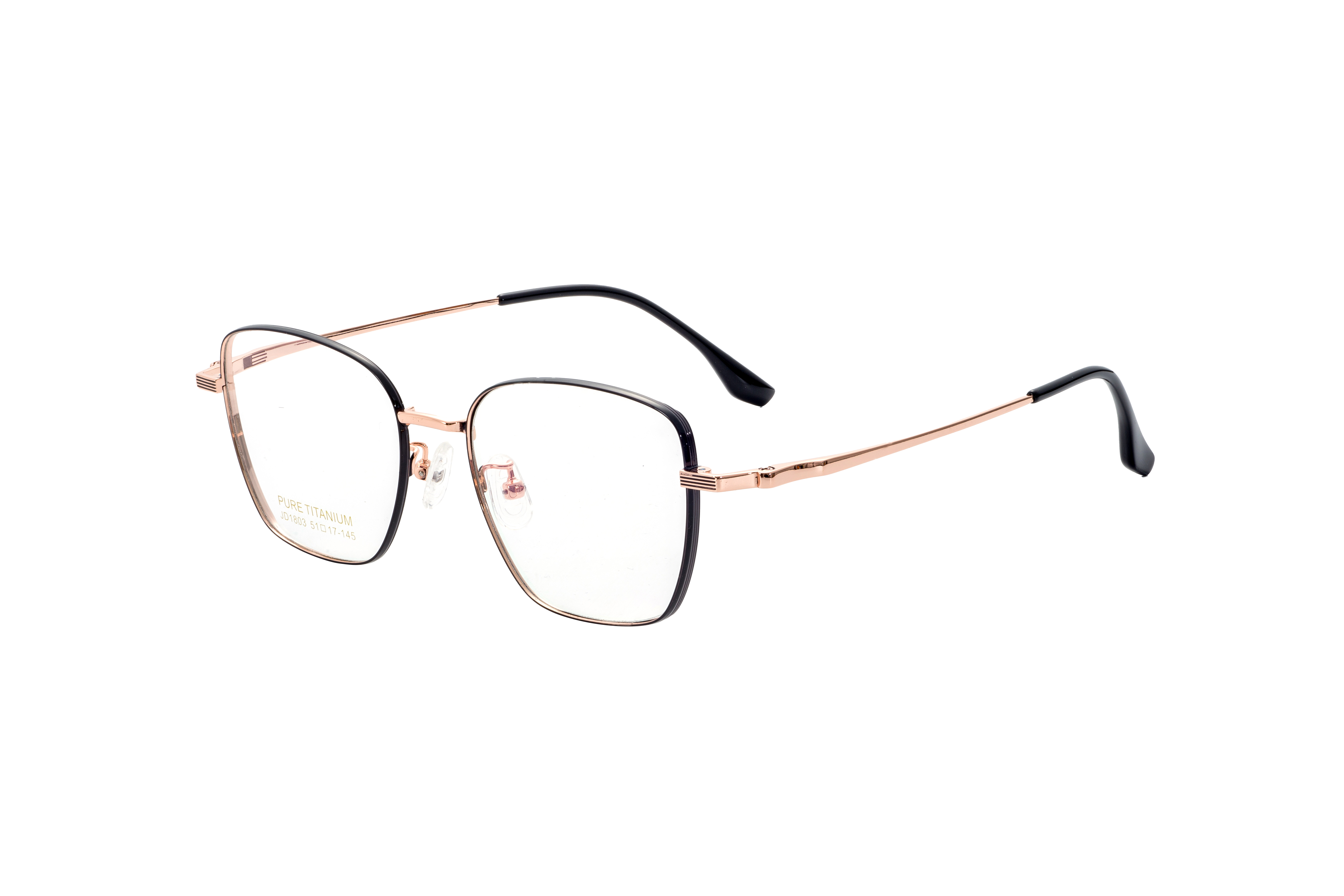 Trendy Unisex Lightweight Designer Eyewear Factory Direct Popular Semi-Titanium Glasses Frames Optical Frames Eye Glass Glasses