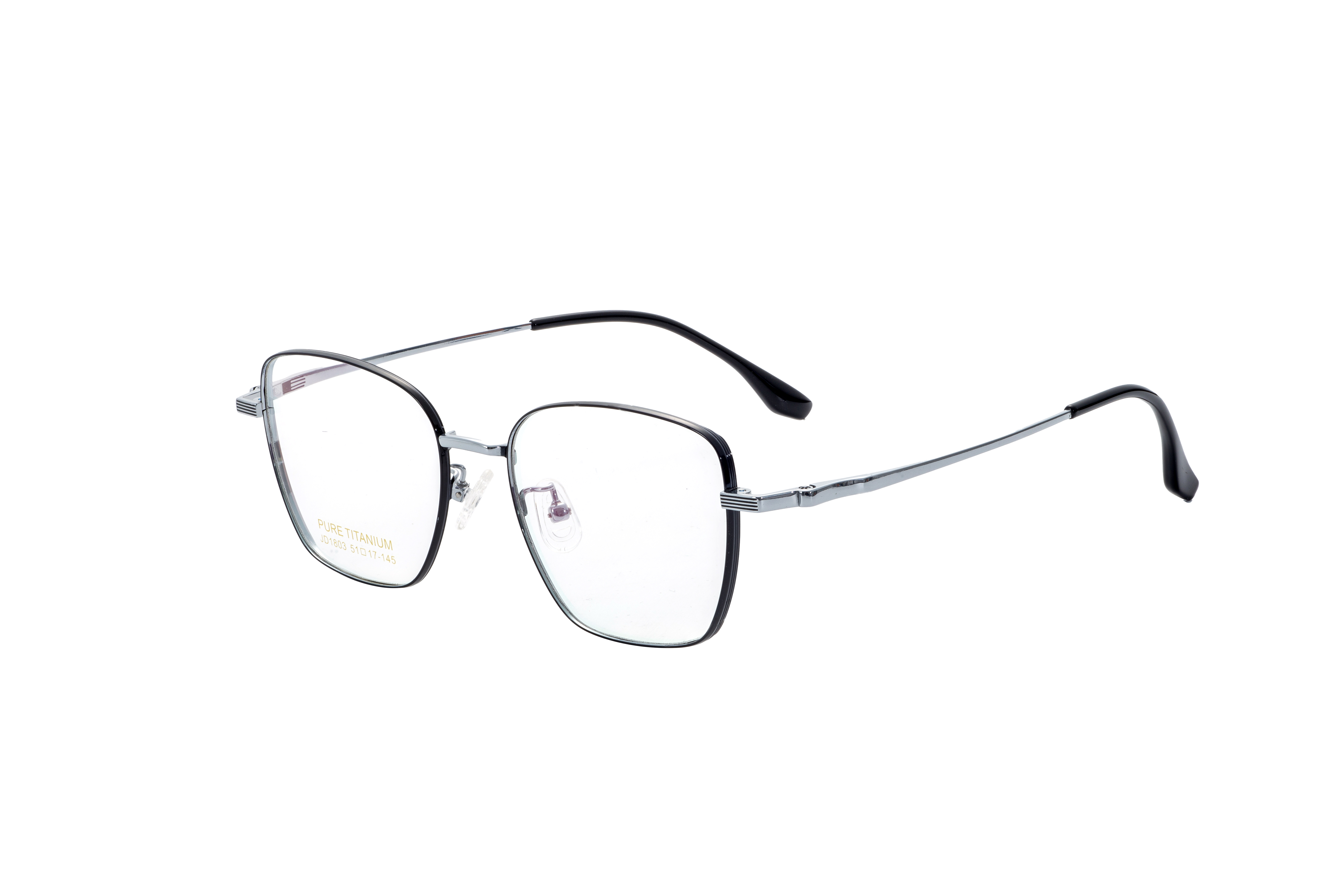 Trendy Unisex Lightweight Designer Eyewear Factory Direct Popular Semi-Titanium Glasses Frames Optical Frames Eye Glass Glasses