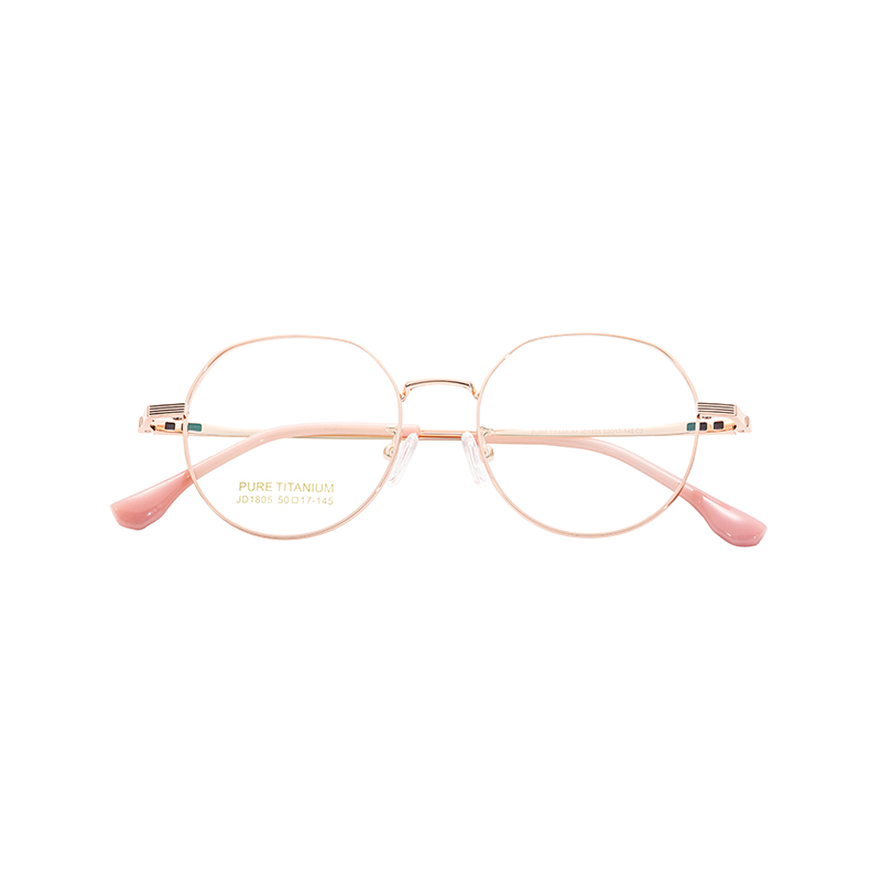 Premium Durable Luxury Factory Direct Creative Personalized Fashion Accessories Semi-Titanium Glasses Frames Eyeglass Frames