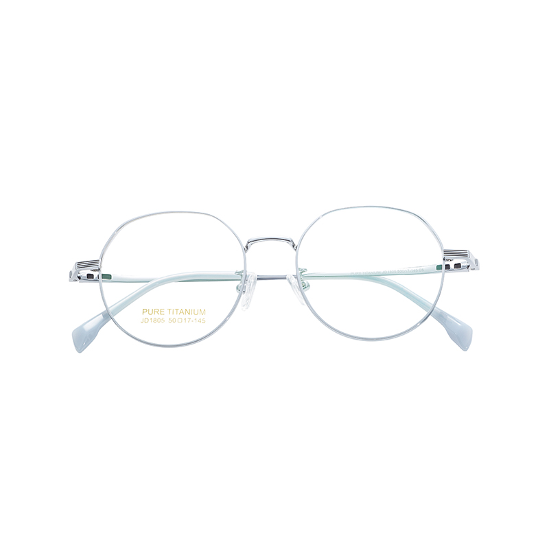 Premium Durable Luxury Factory Direct Creative Personalized Fashion Accessories Semi-Titanium Glasses Frames Eyeglass Frames