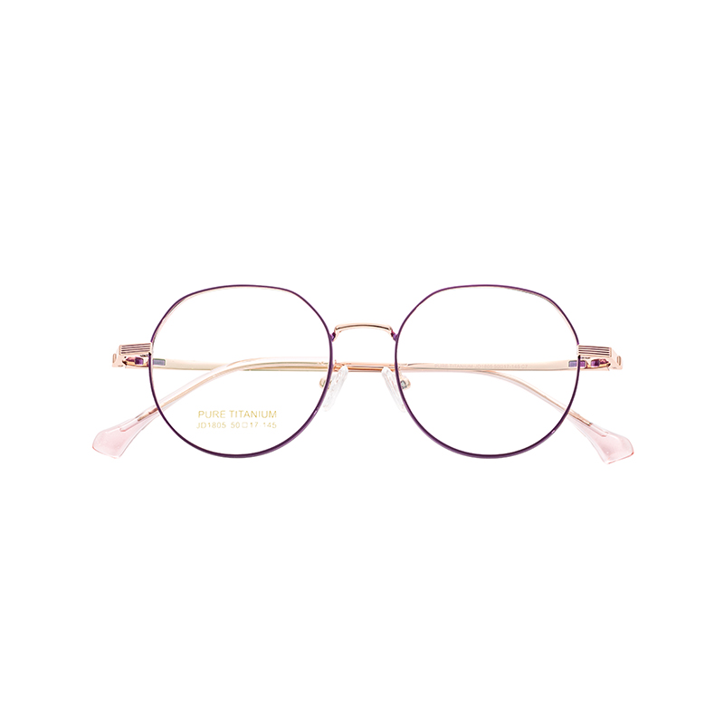 Premium Durable Luxury Factory Direct Creative Personalized Fashion Accessories Semi-Titanium Glasses Frames Eyeglass Frames