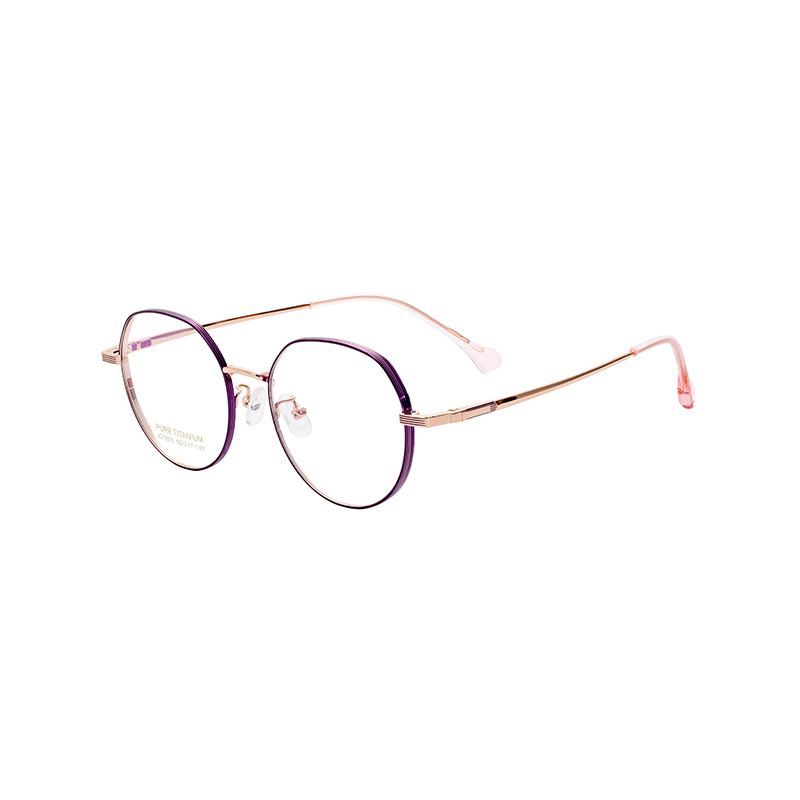 Premium Durable Luxury Factory Direct Creative Personalized Fashion Accessories Semi-Titanium Glasses Frames Eyeglass Frames