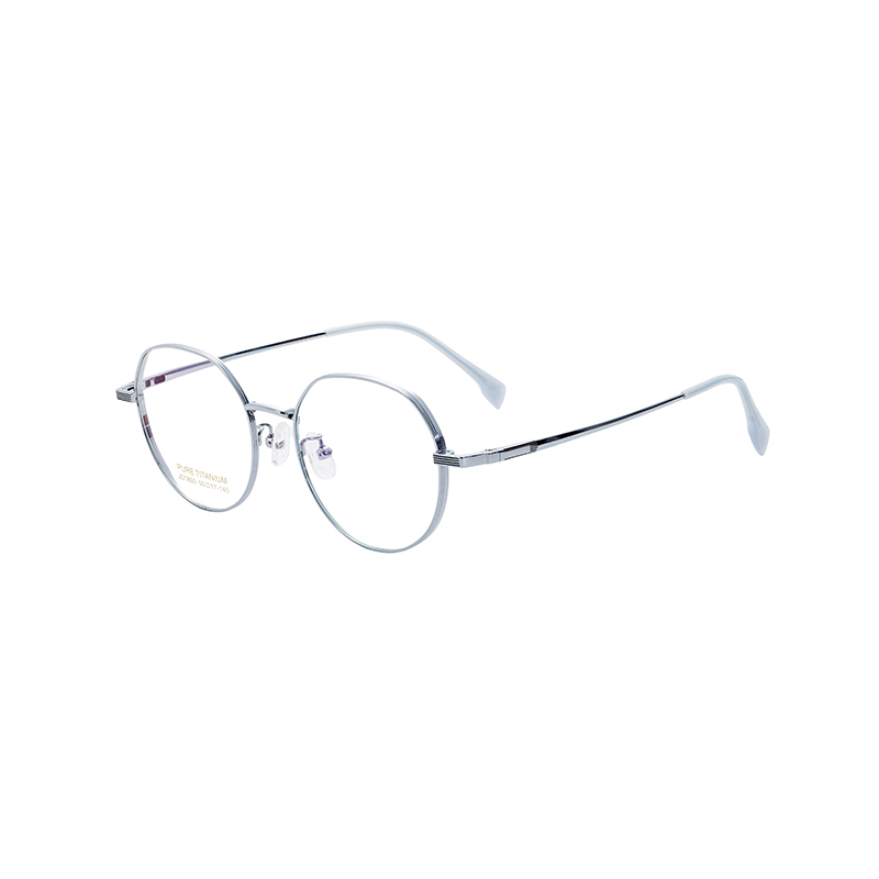 Premium Durable Luxury Factory Direct Creative Personalized Fashion Accessories Semi-Titanium Glasses Frames Eyeglass Frames