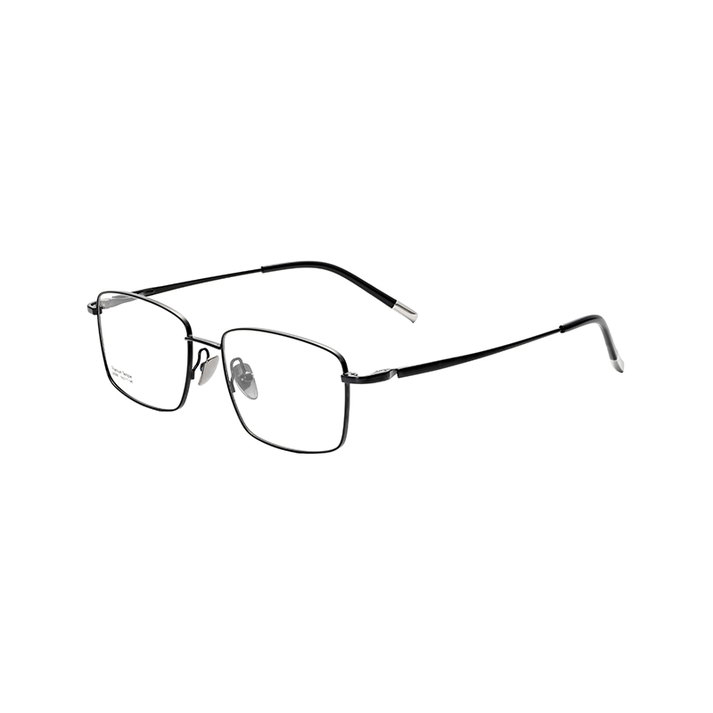 Eco Friendly Lightweight Eyeglasses Recycled Material Custom Fit Service Wholesale Semi-Titanium Glasses Frames Optical Frames