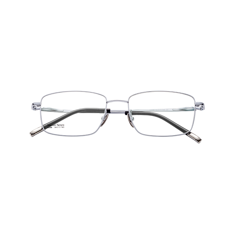 Eco Friendly Lightweight Eyeglasses Recycled Material Custom Fit Service Wholesale Semi-Titanium Glasses Frames Optical Frames