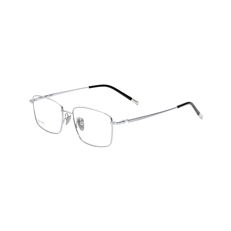 Eco Friendly Lightweight Eyeglasses Recycled Material Custom Fit Service Wholesale Semi-Titanium Glasses Frames Optical Frames