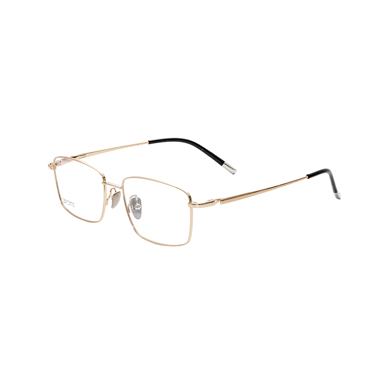 Eco Friendly Lightweight Eyeglasses Recycled Material Custom Fit Service Wholesale Semi-Titanium Glasses Frames Optical Frames