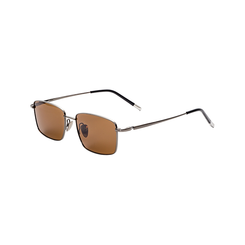 Wholesale Customization Exquisite Fashion 100% Uv Protection Semi-Titanium Glasses Frames Sunglasses Sun Glasses